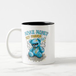 Streetwear Retro Matching Gamma Blue , streetwear Zweifarbige Tasse