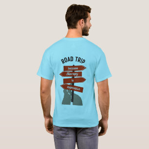 Streetwear Road Trip Herren Basic T-Shirt