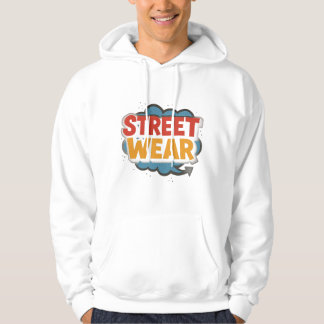 Streetwear Vibes - Bold Urban Graphic Design Hoodie