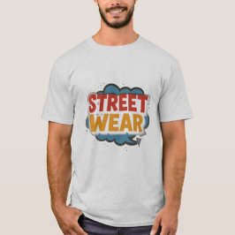 Streetwear Vibes - Bold Urban Graphic Design T-Shirt