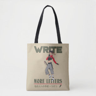 Streetwear - Write more Letters in Japanese Tasche