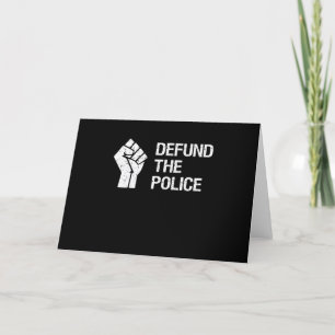 Streich die Polizei Polizei Geschenk Feiertagskarte