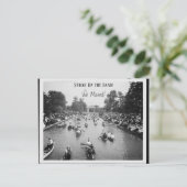 Streiche die Band auf! Wir haben uns bewegt! Postkarte (Stehend Vorderseite)