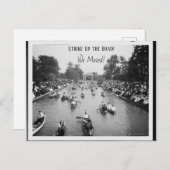 Streiche die Band auf! Wir haben uns bewegt! Postkarte (Vorne/Hinten)