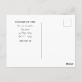 Streiche die Band auf! Wir haben uns bewegt! Postkarte (Rückseite)