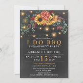 Streichelleuchten Sonnenblumen ich mache GRILLEN P Einladung (Vorderseite)