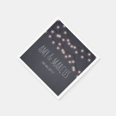 Streichellichter Serviette (Ecke)