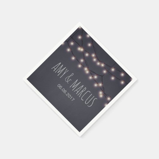 Streichellichter Serviette (Ecke)