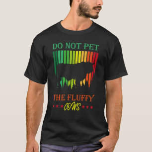 Streicheln Sie die flauschigen Kühe nicht Bison R T-Shirt