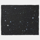 Streicheln Sie oben mit den Sternen - Fleecedecke (Vorderseite (Horizontal))