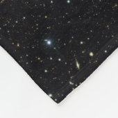 Streicheln Sie oben mit den Sternen - Fleecedecke (Ecke)