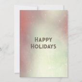 Streichelröte für goldene Feiertage Einladung (Rückseite)