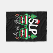 Streichen Sie den Dienst Xmas Speech Language Path Fleecedecke (Vorderseite (Horizontal))