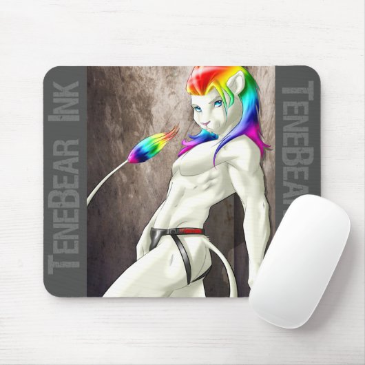 Streichen Sie den Löwe Mousepad (Mit Mouse)