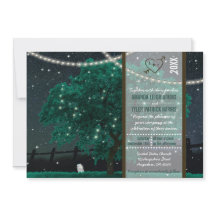 Streichhelle Mason Jar Firefly Hochzeit Einladunge