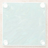 Streichholz Glasuntersetzer (Rückseite)