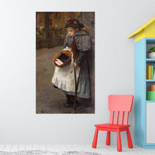 Streichholz Mädchen Arm Behindert Märkte auf der S Poster