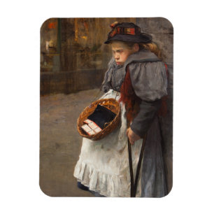 Streichholz-Mädchen Arme Straßenjungen Städtische  Magnet