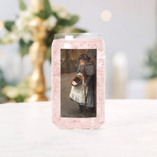 Streichholzmädchen armes Straßenkind städtische Ar Dosenglas