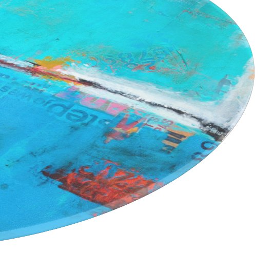 Streichholzschachtel-Blues 5 Schneidebrett (Ecke)