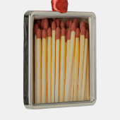 Streichholzschachtel Silbernes Ornament (Rechts)