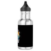 Streichle den Dobermann Pinscher Retro Edelstahlflasche (Rechts)