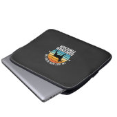 Streichle den Dobermann Pinscher Retro Laptopschutzhülle (Vorne Knopf)
