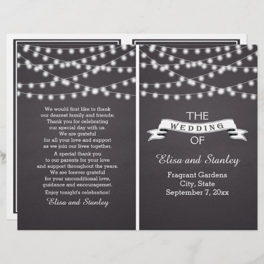 Streichleuchten auf der gefalteten Tafel (Vorne/Hinten)