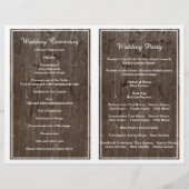 Streichleuchten auf gefaltetem Altholz-Hochzeitspr (Rückseite)