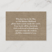 Streichleuchten bringen eine Babydusche mit. Begleitkarte (Rückseite)