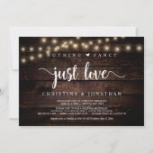 Streichlichter, Entfaltung, nichts Extravagantes, Einladung (Vorderseite)