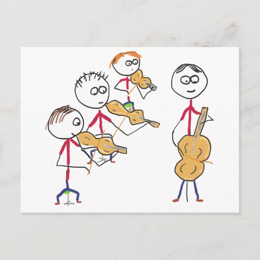 Streichquartett 2 postkarte (Vorderseite)