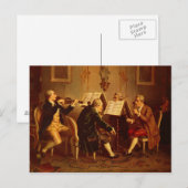 Streichquartett Postkarte (Vorne/Hinten)