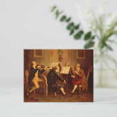 Streichquartett Postkarte (Stehend Vorderseite)