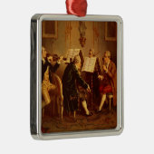 Streichquartett Silbernes Ornament (Rechts)