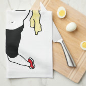 Streichreinigung Geschirrtuch (Viertel Falte)