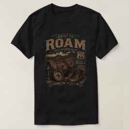 Streif frei auf der offenen Straße Vintage Route 6 T-Shirt