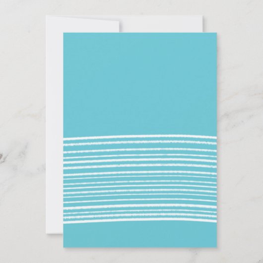 Streifen001 - Leerkarte mit/einfachen Streifen (bl Ankündigung (Rückseite)
