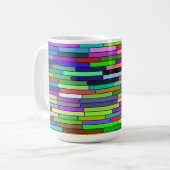 Streifen 15oz Tasse (Vorderseite Links)