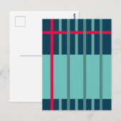 Streifen 1 postkarte (Vorne/Hinten)