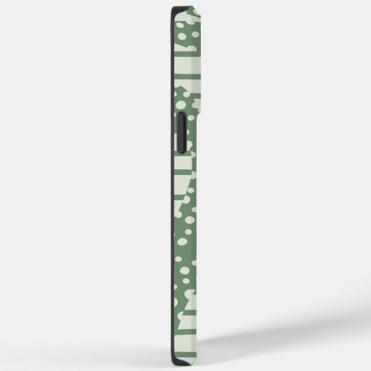Streifen 2 - Grün Case-Mate iPhone Hülle (Rückseite / Rechts)