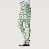 Streifen 2 - Grün Leggings (Links)