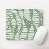 Streifen 2 - Grün Mousepad (Mit Mouse)