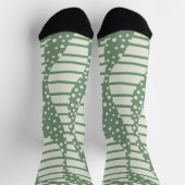 Streifen 2 - Grün Socken (Oben)