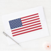 Streifen 35 - Mittelwinkel Rechteckiger Aufkleber (Umschlag)