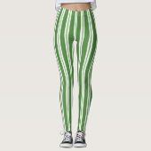Streifen abstrakte Kunst Leggings (Vorderseite)