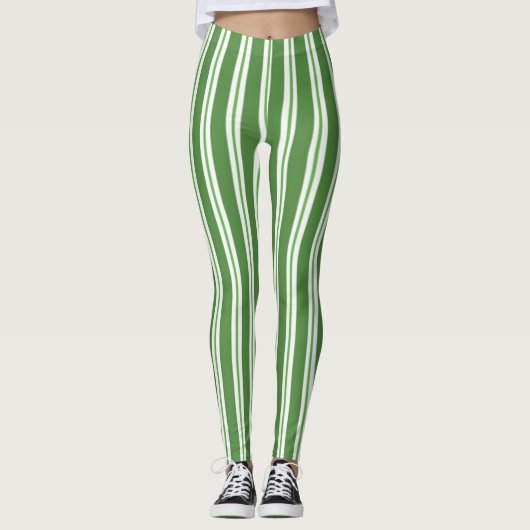 Streifen abstrakte Kunst Leggings (Vorderseite)