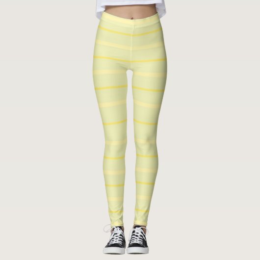 Streifen abstrakte Kunst Leggings (Vorderseite)