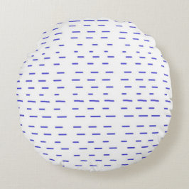 Streifen abstrakte Kunst Rundes Kissen