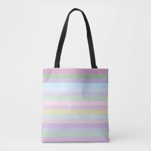 Streifen Allover-Tasche Tasche
